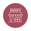 Bakery storefront icon